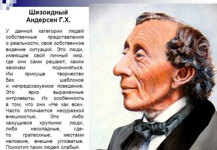 Шизоидный тип личности примеры известных людей