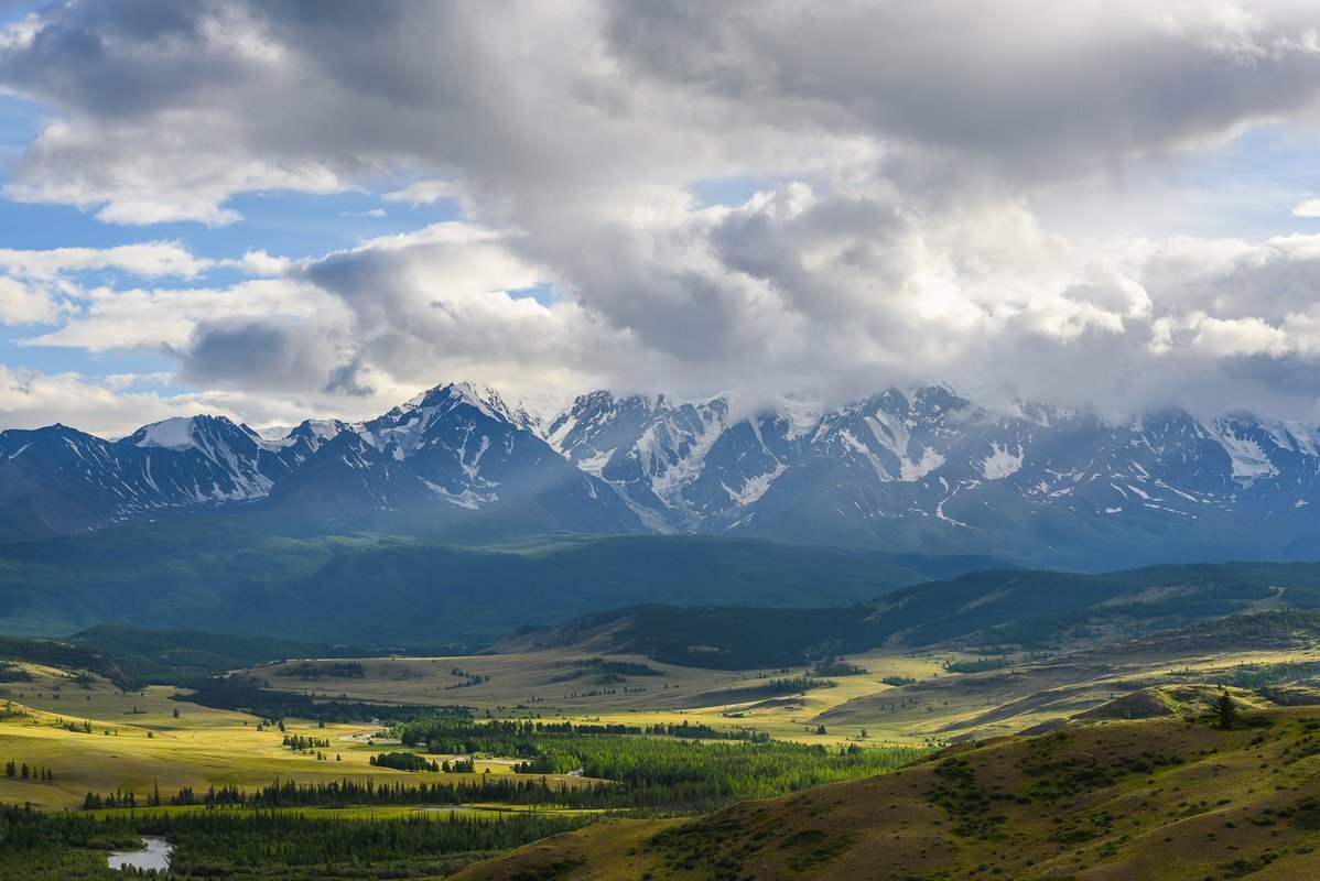 Кош Агач Курайская степь