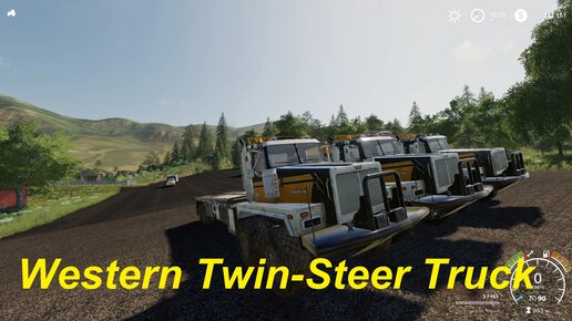 Western Twin-Steer Truck для Farming Simulator 19