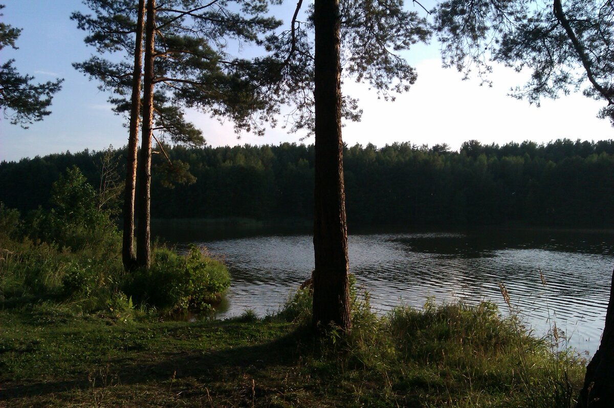 А этот водоём находится в Вяткино. Фото тех же лет, что и было указано выше. Только из него черными не выходят :) Мне оно нравилось.
