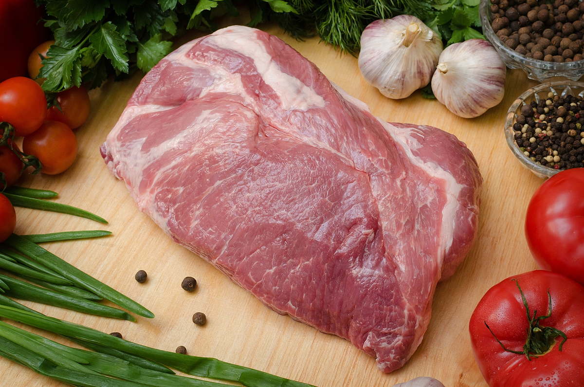 Свиная шейка без кости. Заказать: https://parnoemjaso.ru/products/610040301