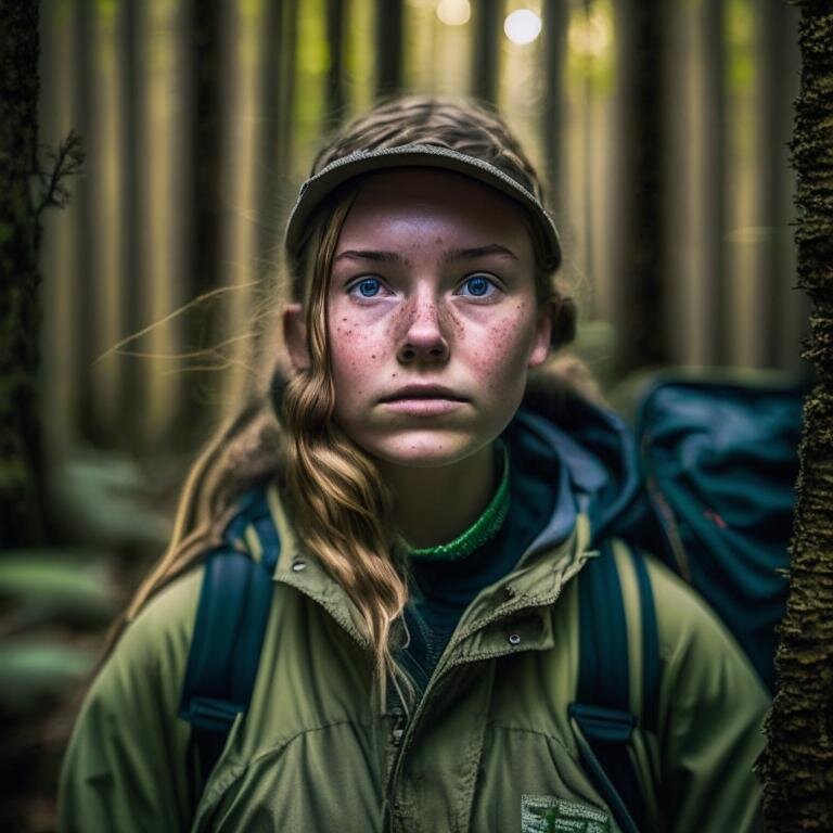 Молодая девушка Анна отправилась на свой первый сольный поход в лес. Несмотря на опытность, она столкнулась с некоторыми проблемами, такими как столкновение с обезьянами и потеря пути. В конце концов, ее друг помог ей найти дорогу домой. Этот опыт научил Анну заботиться о своей безопасности и делиться своими знаниями с другими людьми через проведение тренингов по безопасности в лесу.