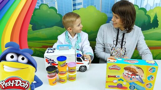 Учимся лепить. Пластилин плей до. Play Doh.