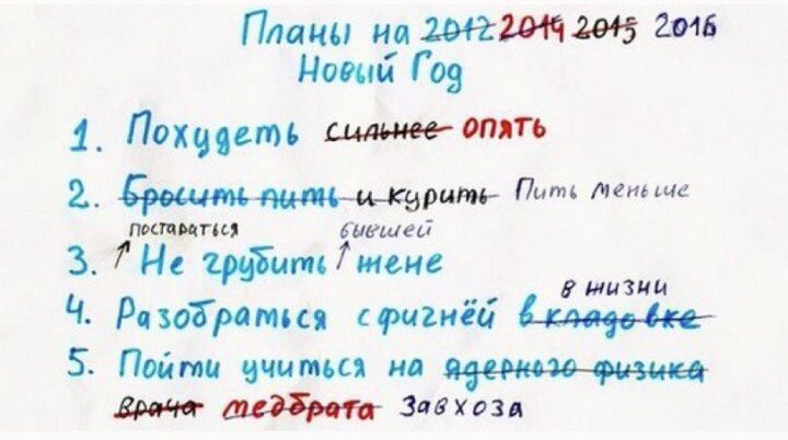 Обещаете себе каждый Новый год стать лучше и долбится успеха? Ну, и как успехи? 😉