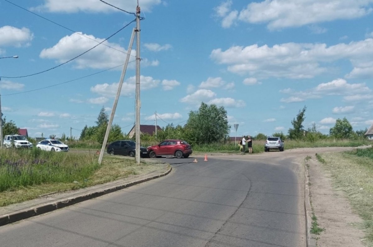    В Орловской области автомобилистка спровоцировала ДТП с пострадавшим