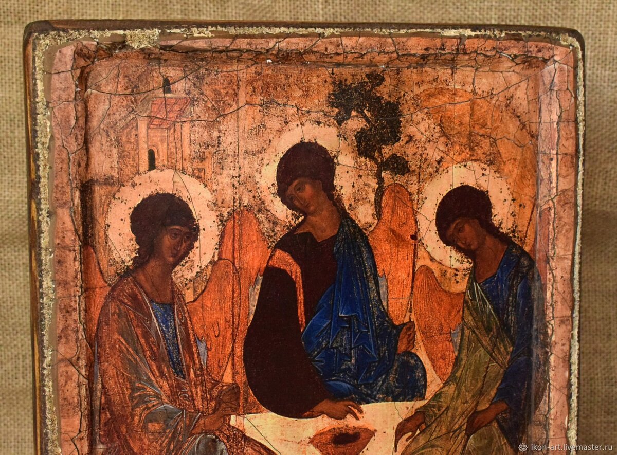 Троица рублева в третьяковской галерее. Троица прп. Икона рублева святая троица в храме христа. Икона рублева святая троица в храме христа. Икона троица в третьяковской галерее.