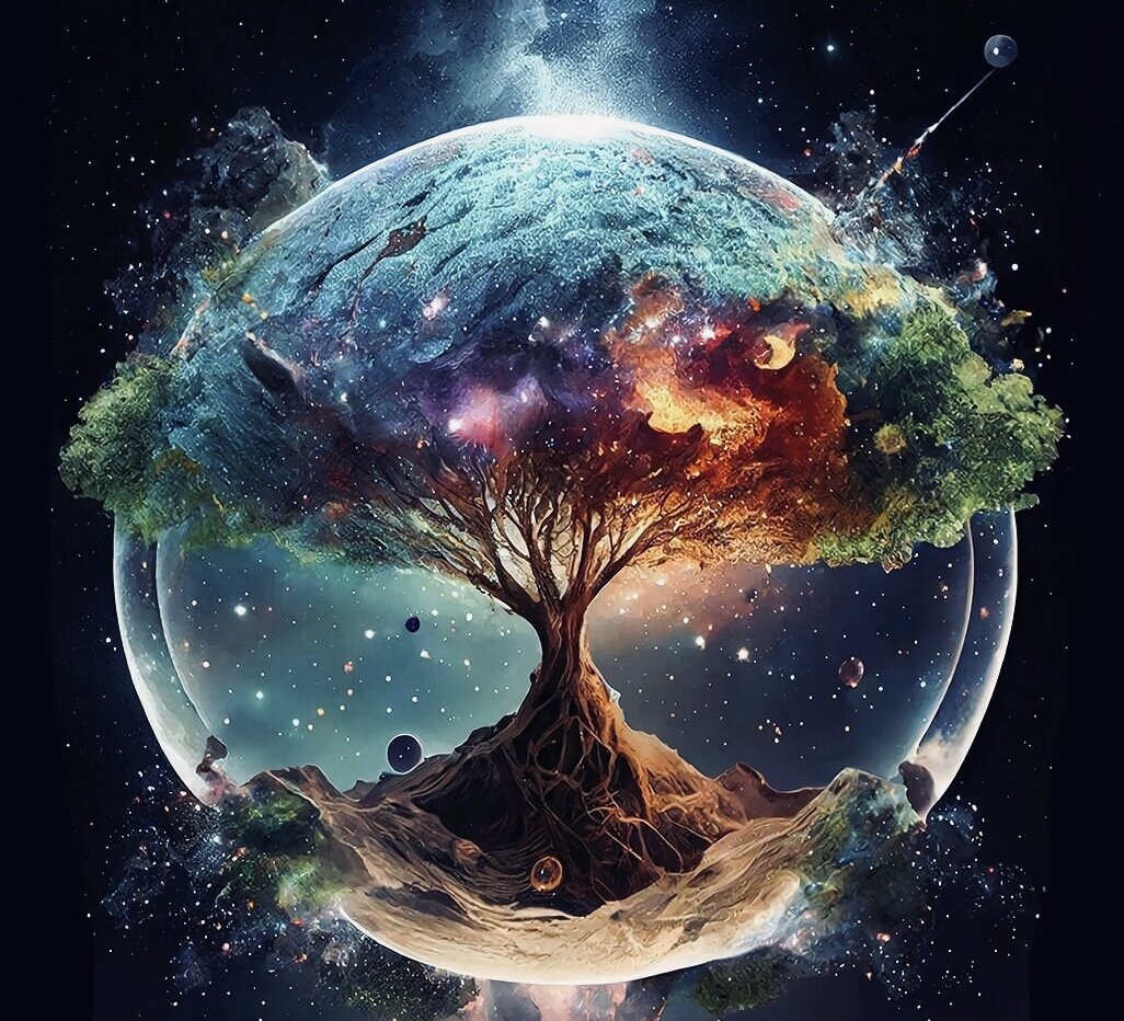 Очень красивое изображение Мирового Древа. Яндекс картинка