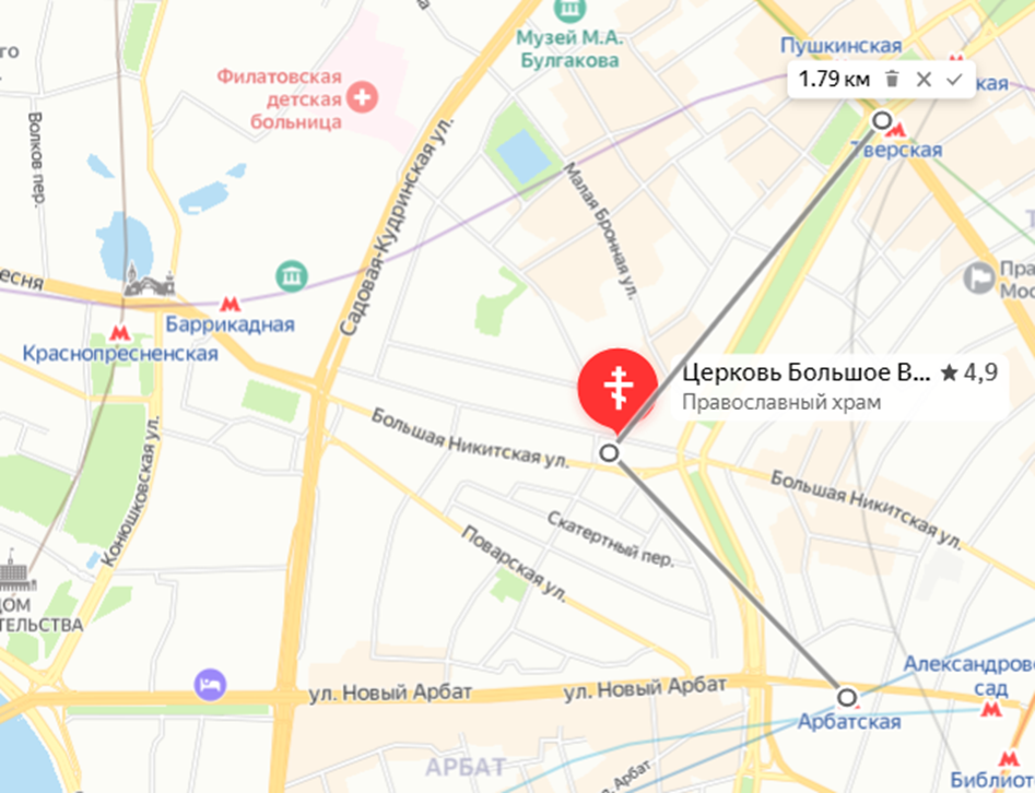 Церковь Большое Вознесение у Никитских ворот