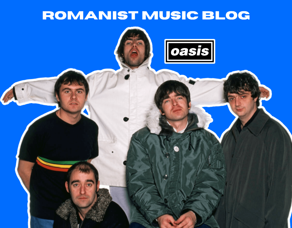 Oasis в своём самом интересном сочетания. Братья-монобровые, а также Алан Уайт, Бонхэд и Гигзи.