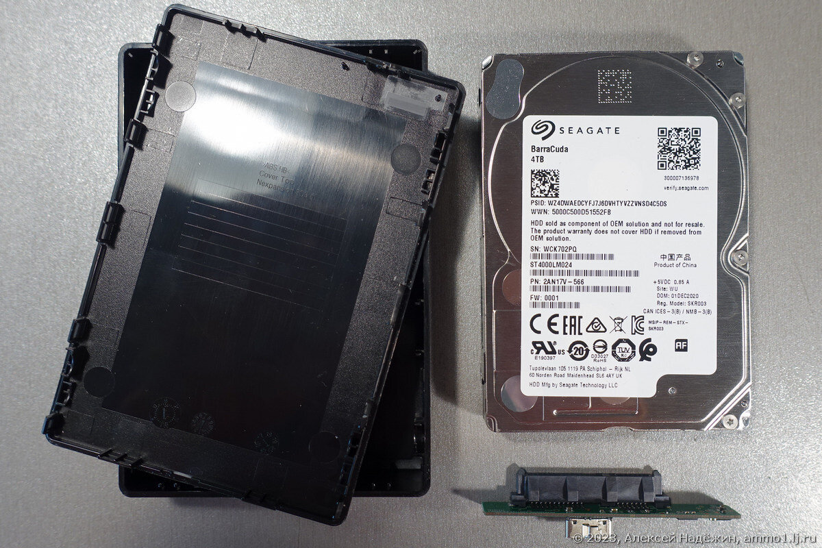 Что внутри у внешнего жёсткого диска Seagate Expansion+ 4TB | Алексей  Надёжин о технике и не только | Дзен