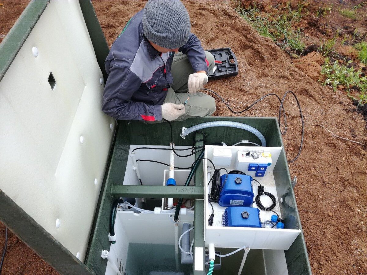 Монтаж автономной канализации 