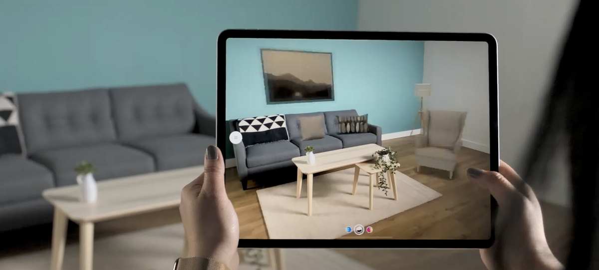 Apple демонстрирует возможности AR на планшете