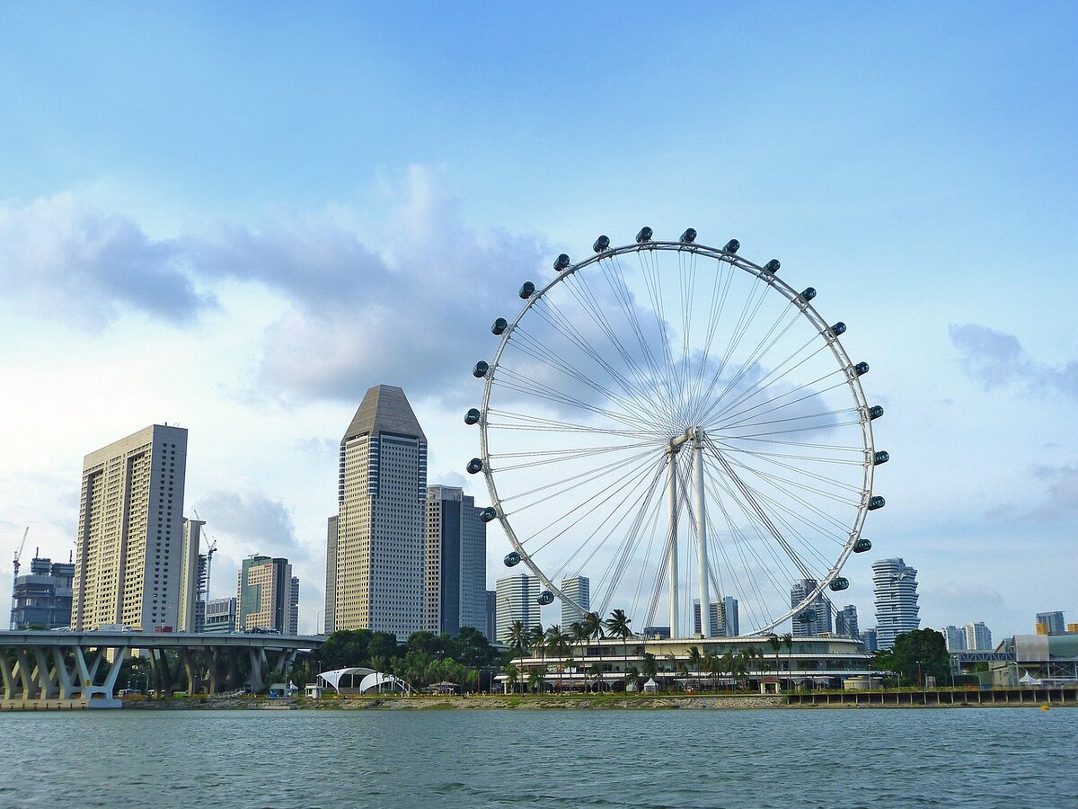 Колесо обозрения Singapore Flyer в Сингапуре