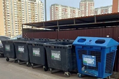    Новая контейнерная площадка в Балашихе для жителей микрорайона Железнодорожный по адресу: ул. Поликахина у дома № 2 © Пресс-служба Министерства жилищно-коммунального хозяйства Московской области