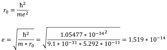 Как-то раз, мы сдуру пытались посчитать радиус боровской орбиты водородного атома в метрах-килограммах. Получили полный кошмар.-3