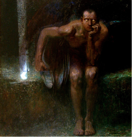 «Люцифер», Франц фон Штук, 1890 г.