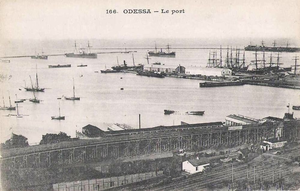 Порт Одессы. 1900 г. Источник: odnarodyna.org