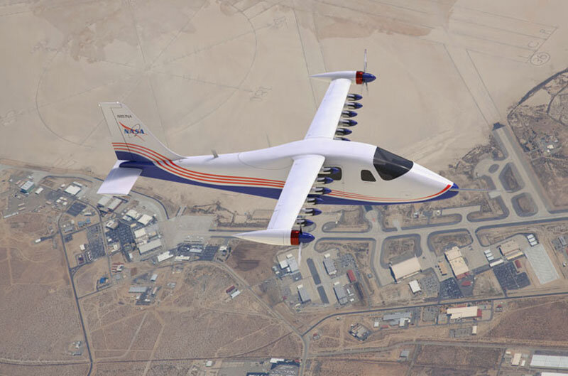 Финальный вариант электрического самолёта X-57 Maxwell. Источник изображения: NASA