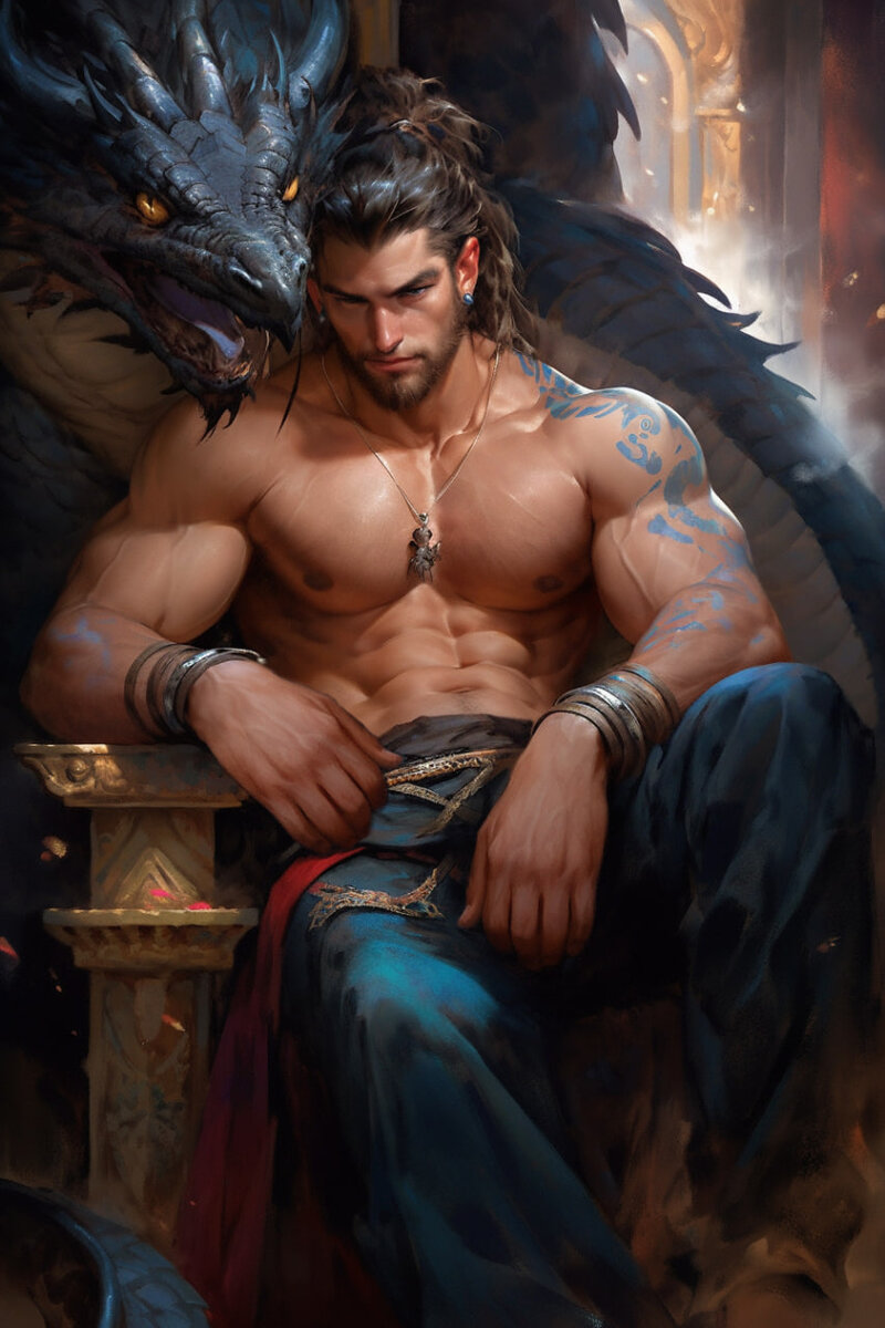 Иллюстрация к роману Истинная для генерала-дракона от Гильдии Гениев