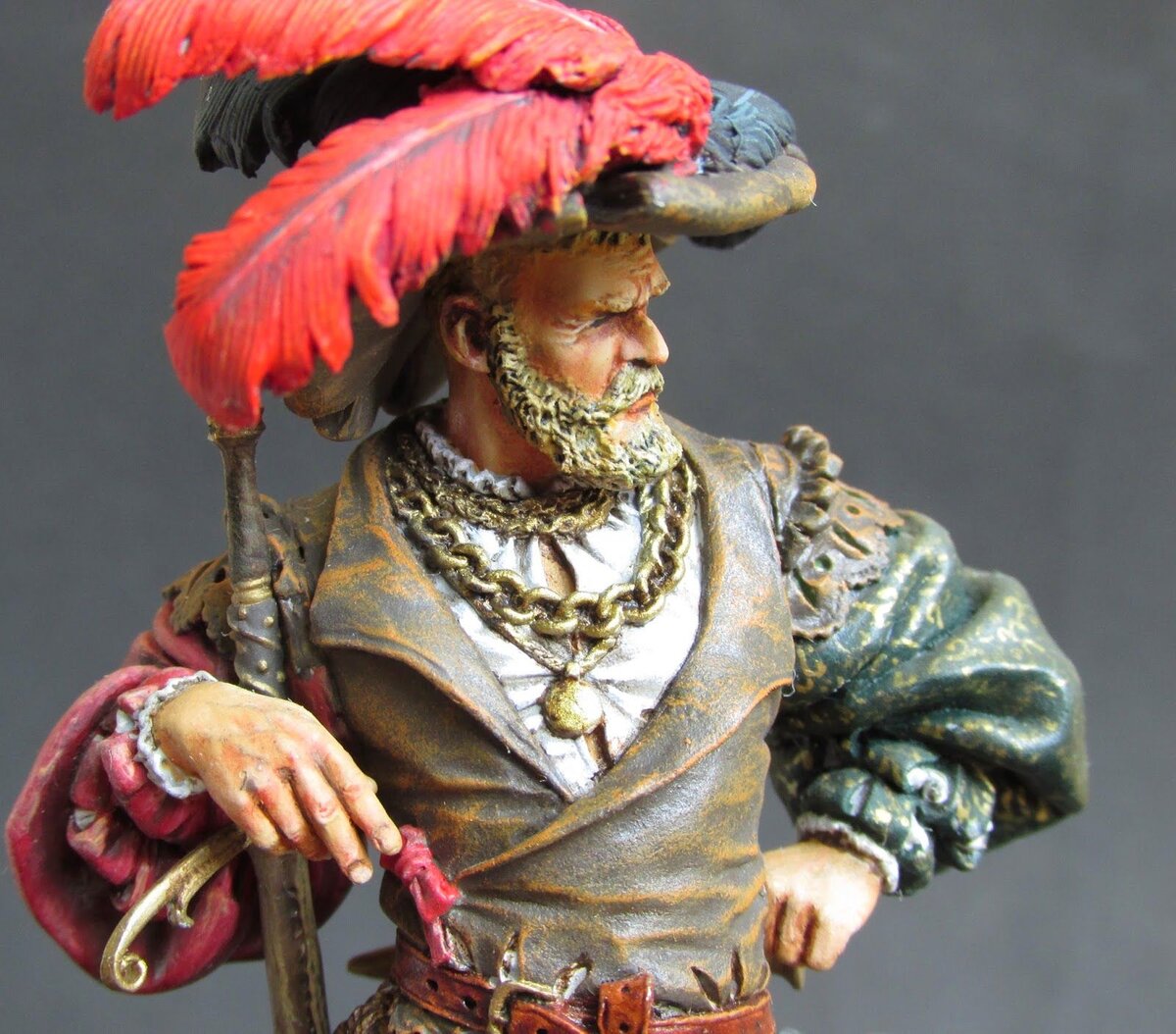 Фигурка воина ландскнехта 