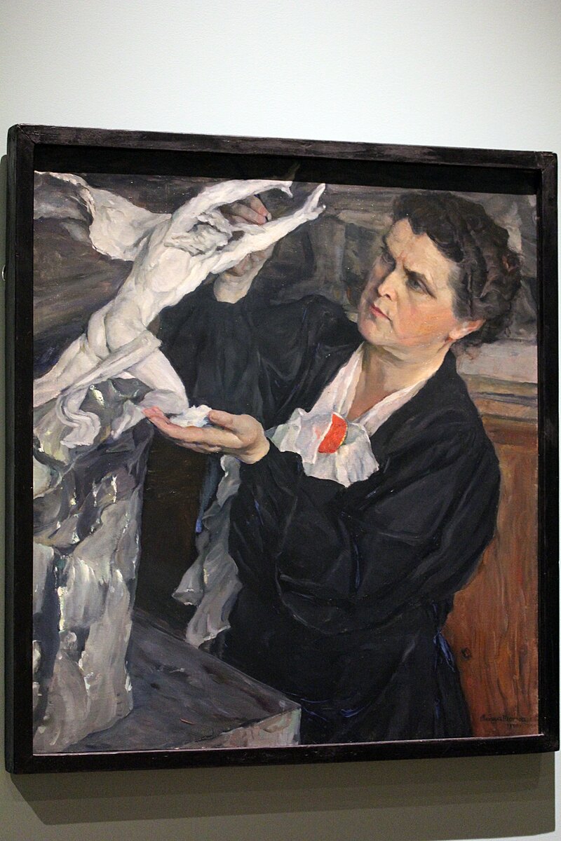 М.В. Нестеров, Портрет В.И. Мухиной, 1940г.