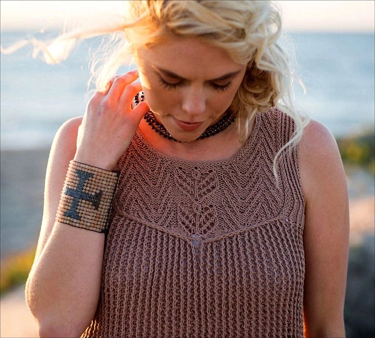Summer Knit. Вязание топа Bell Yoke, Interweave Knits, лето 2014.. Вязание топа Serendipity, Interweave Knits Весна 2014.. Design Summer Knit 2022.