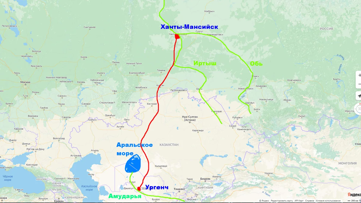 Проект переброски северных рек