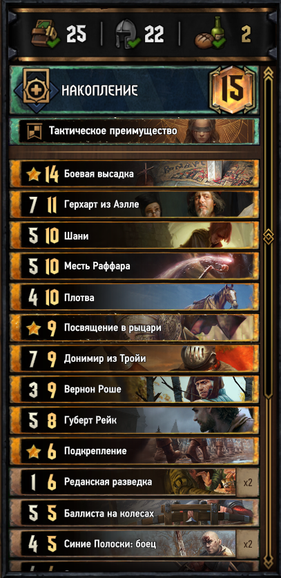 Больше 25 набирать не имеет смысла, по достижению у нас другие цели