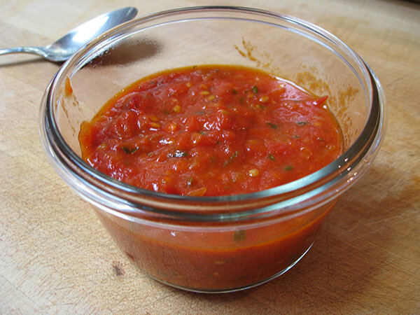 Томатный соус, рецепт которого вы видите ниже, назван по имени сорта помидоров.