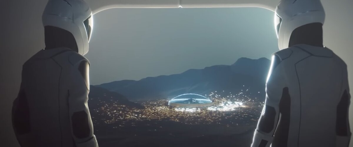 Видение "Mars Base Alpha" в 2022 году.