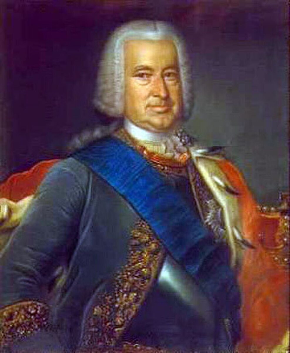 Леонхард Шорер. Портрет Эрнста Иоганна Бирона. 1760-е годы. Рундальский дворец, Латвия.