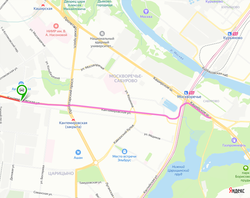 Южная рокада подробная схема 2023