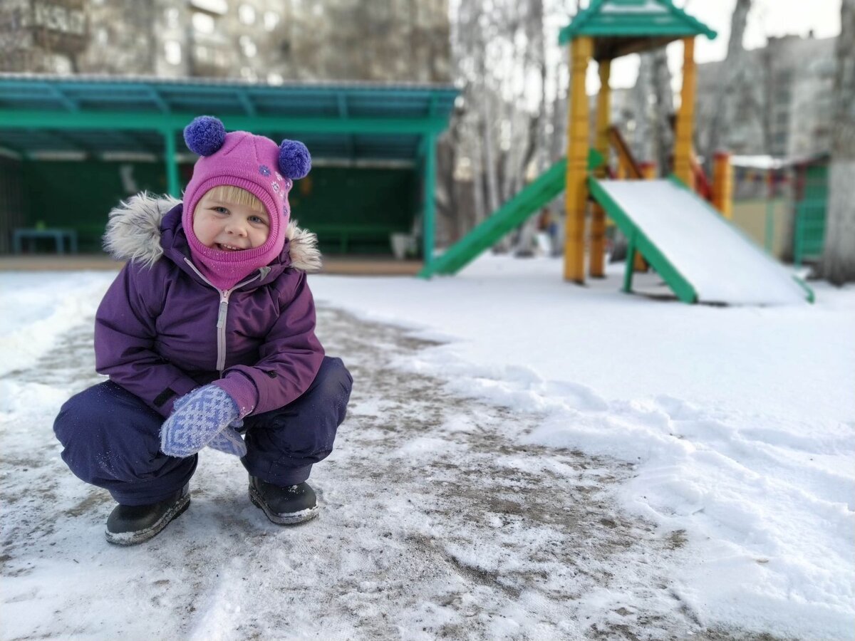 Аня в садике