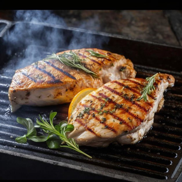 куриное филе на гриле