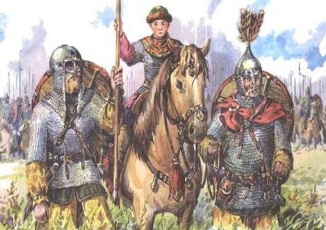 Святослав в походе на древлян. Изображение из интернета.