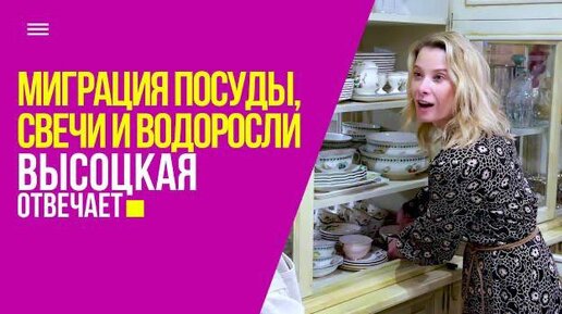 Ароматические свечи, миграция посуды и польза водорослей | «Высоцкая отвечает» №54 (18+)