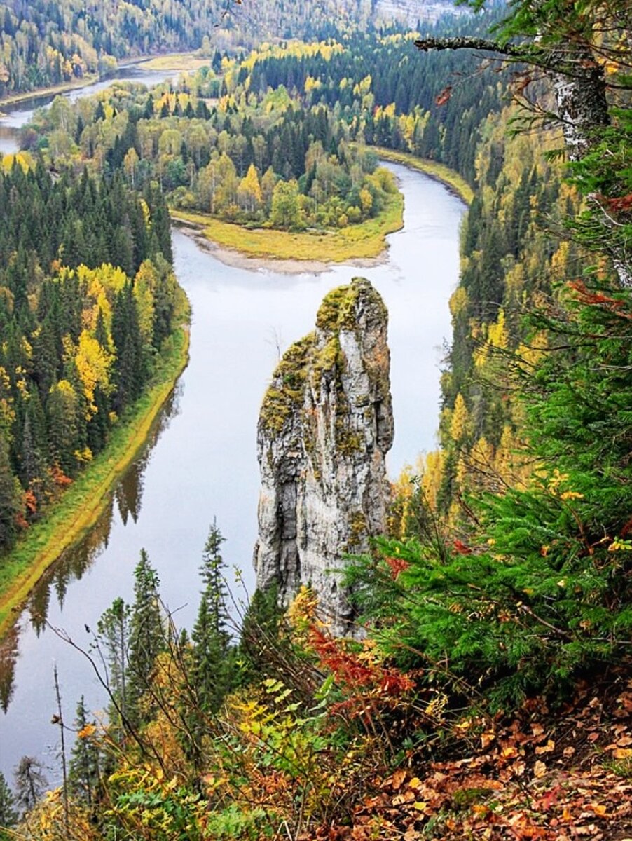Усьвенские столбы. Пермский край.