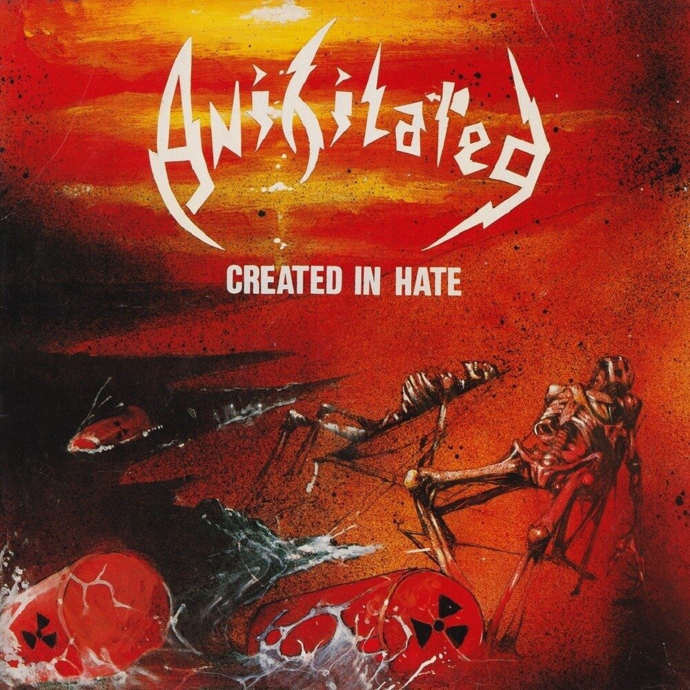 Обложка альбома Anihilated "Created In Hate"  