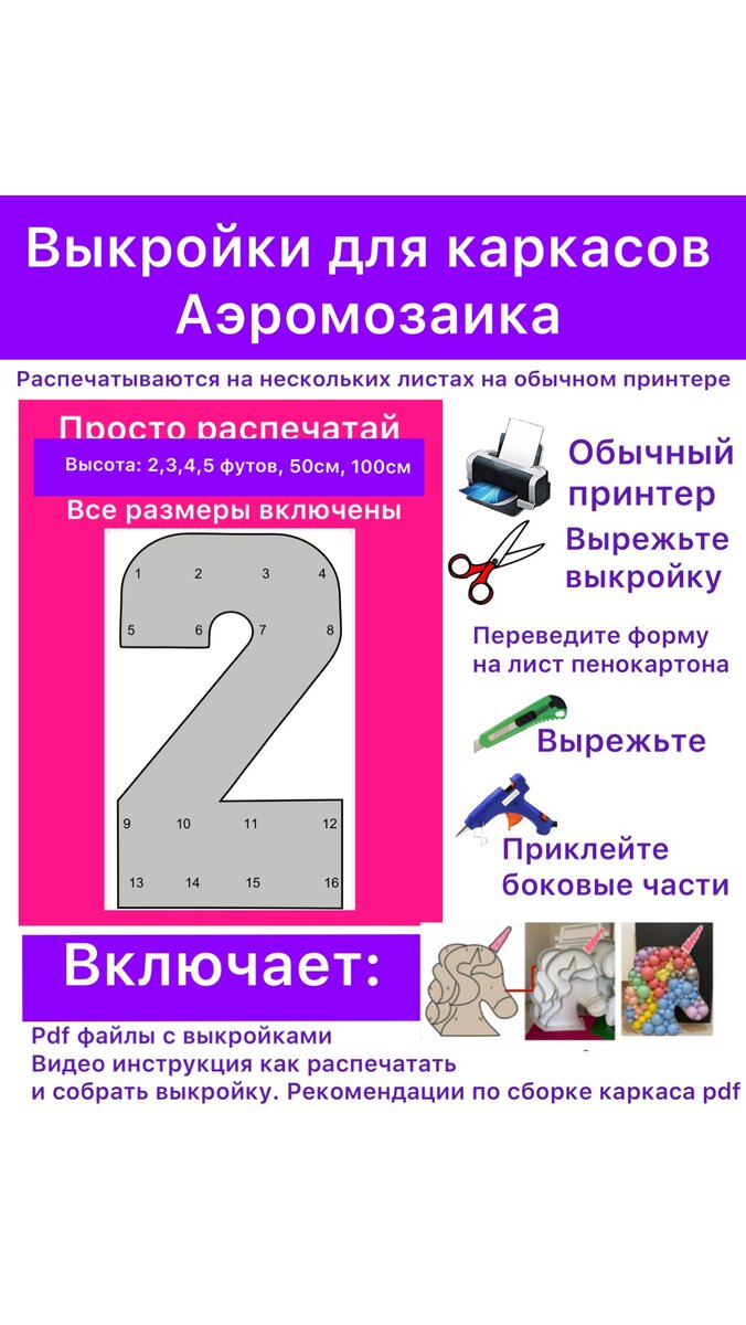 Как сделать цифру 1 из воздушных шаров: декор своими руками | Мастер-класс от «Микрос»