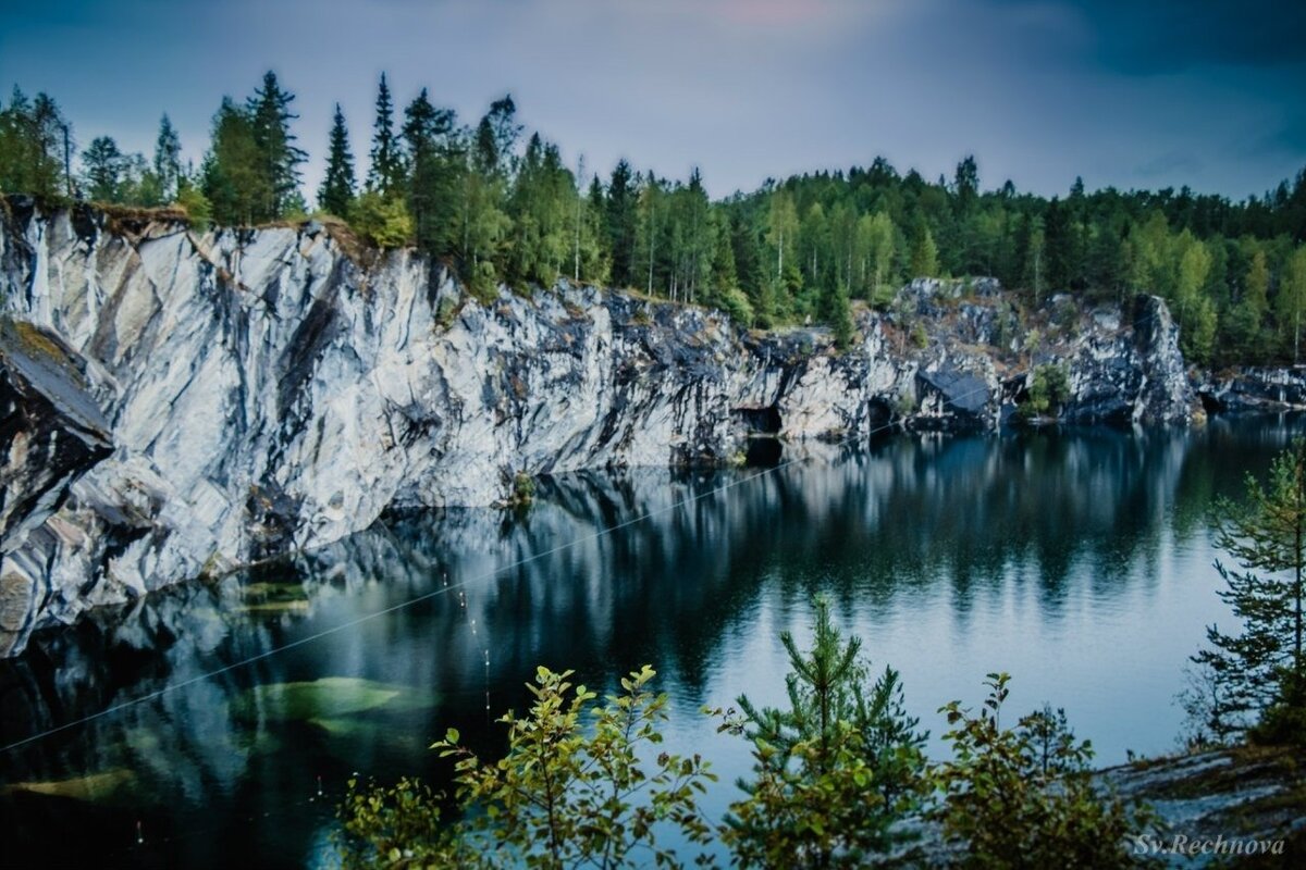 Горный парк Рускеала весной фото