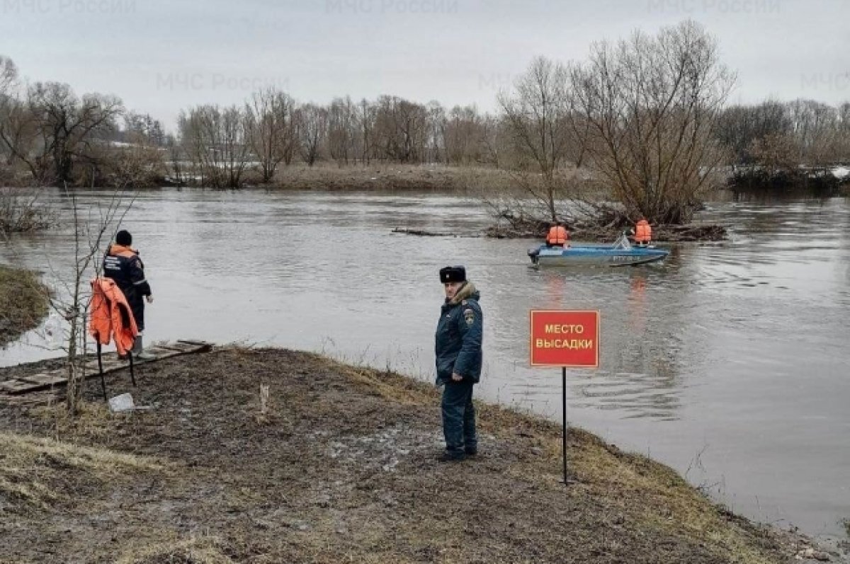    В Тульской области под воду ушли ещё два моста, один освободился