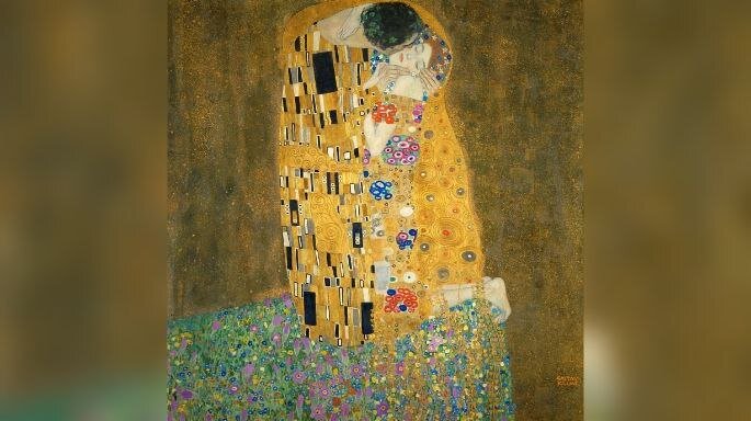 Густав Климт - Поцелуй, 1908-1909 г.г.