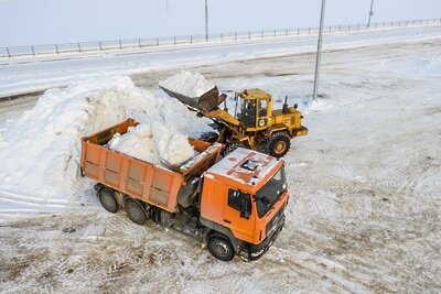    Вывоз снега © Пресс-служба Министерства транспорта и дорожной инфраструктуры Московской области