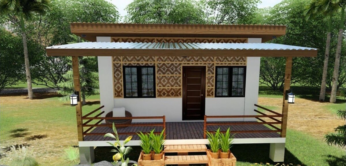 Мы построим примерно такой, возможно только с большими стеклянными дверьми