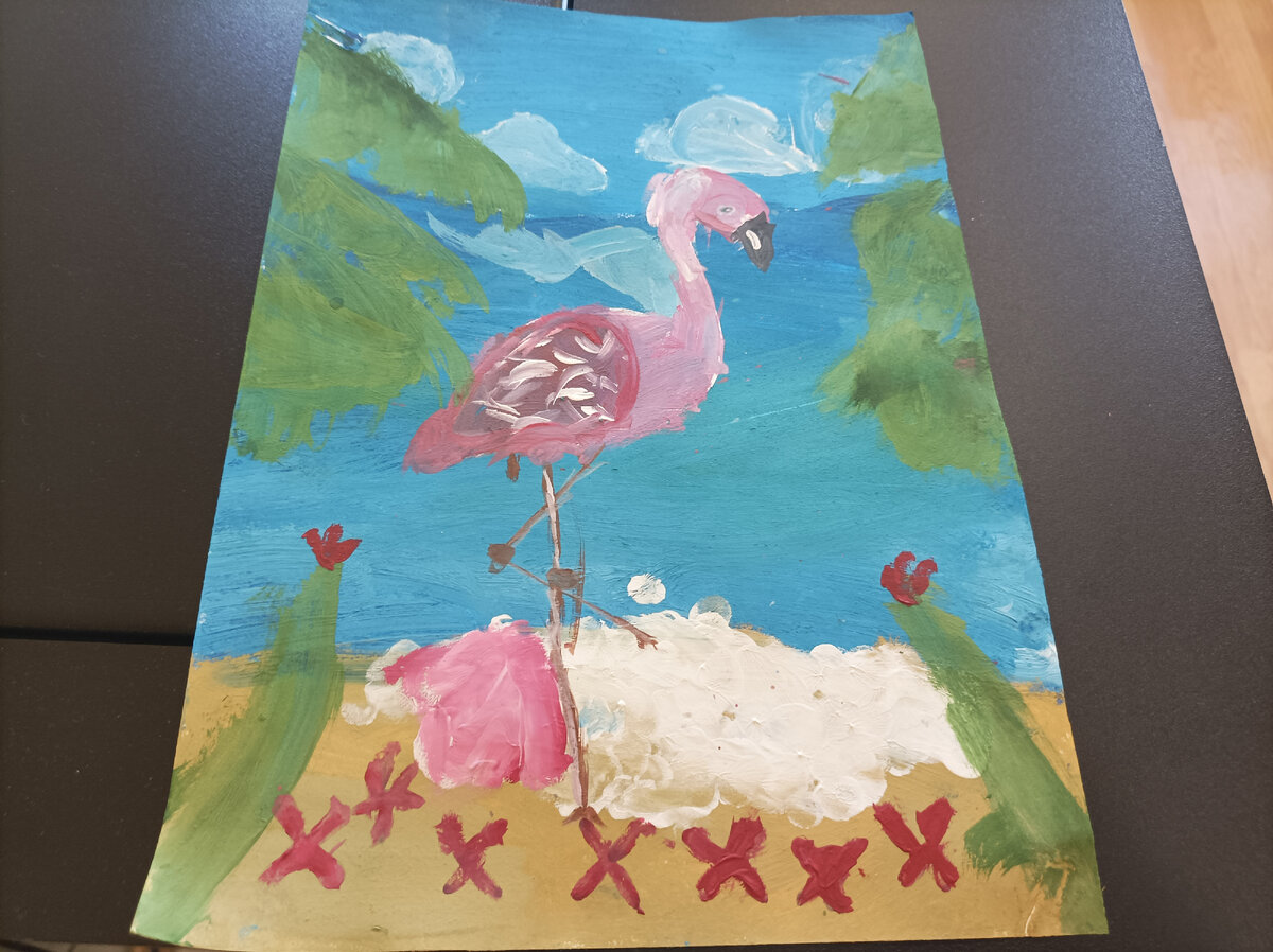 Фламинго на Гавайях))) 