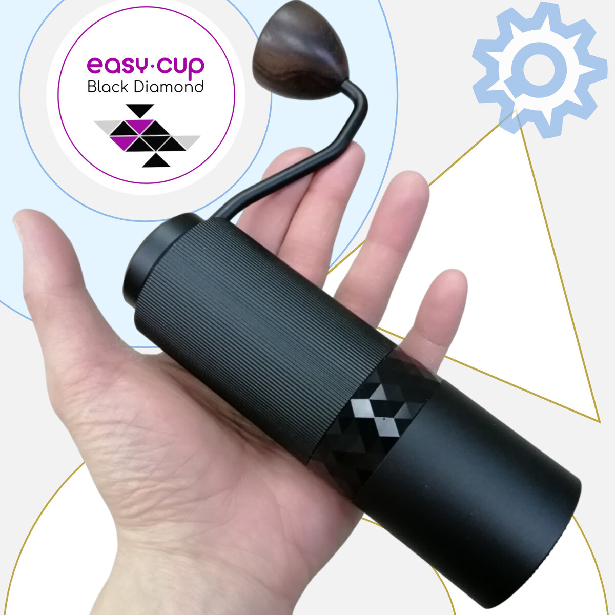 Ручная кофемолка Easy-Cup Black Diamond