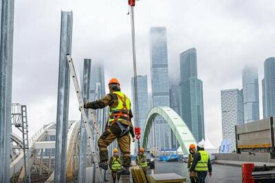    Строительство дублера в Москве © Telegram-канал Сергея Собянина