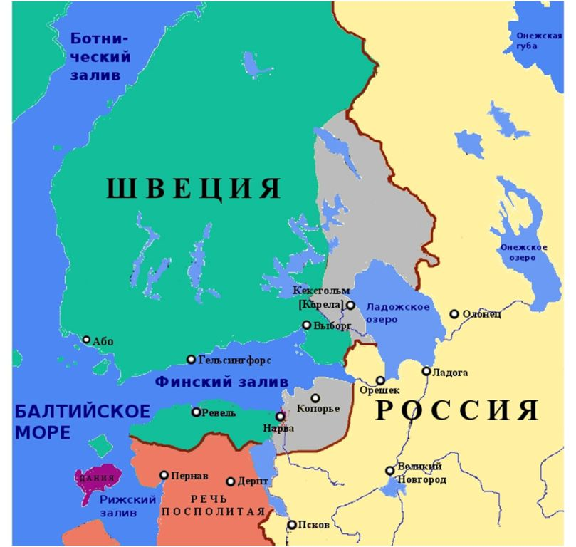 Итоги русско-шведской войны 1590 - 1595 гг.