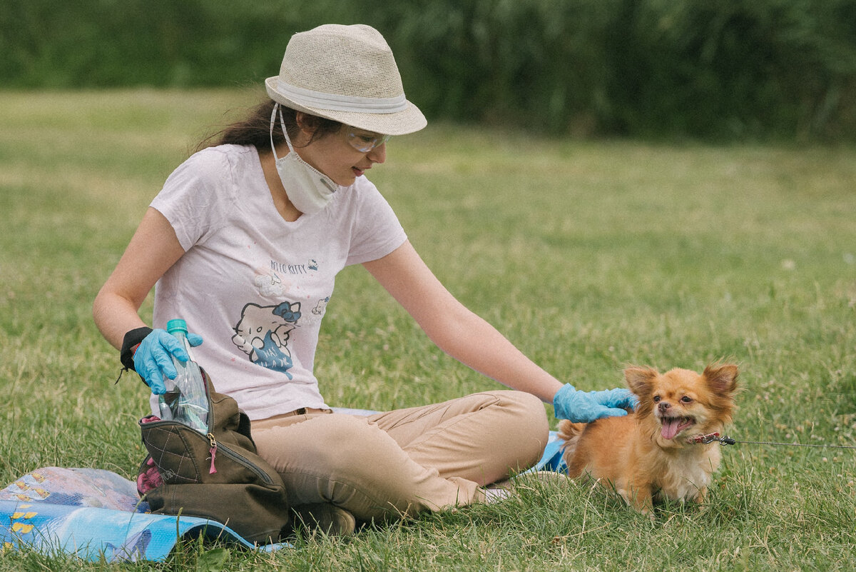 Мария с Кассиопеей на мероприятии «Открытой среды»