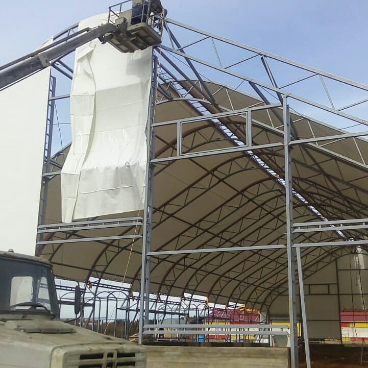 Сервисное обслуживание тентовых конструкций